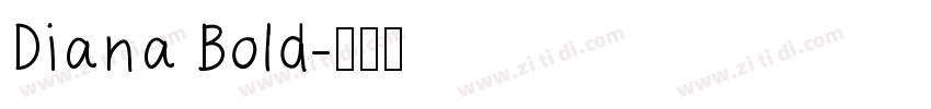 Diana Bold字体转换